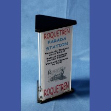 CARTEL  3 unds. A-4 en triangulo <br>Medidas: 238 x 205 x 310 mm<br>